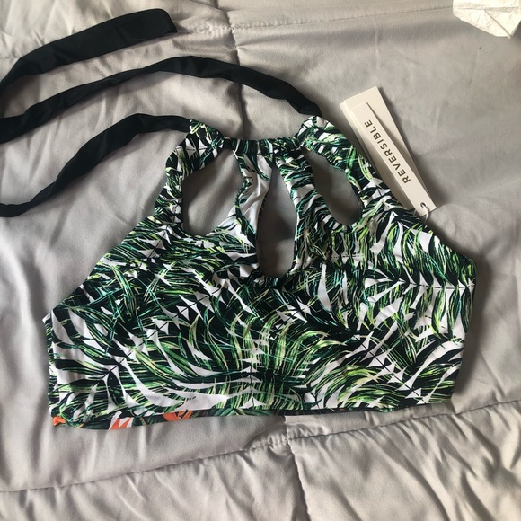 Palm and Havana print reversible bikini NWT - Picture 7 of 9